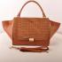 Celine 3073 2way Crocodile Brown Bag HM03053