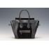 Celine Mini Luggage Black Leather/Suede Leather