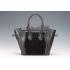 Celine Mini Luggage Black Leather/Suede Leather