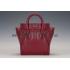 Celine Nano Luggage Dark Red