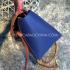 Celine Handbag Belt Bag Calfskin Blue