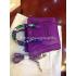 Celine Handbag Calfskin Purple