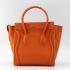 Celine  80022 Ladies Cow Leather Orange Bag