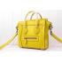 Celine Handbag Cross Body Bag Calfskin Yellow HM06292