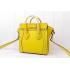 Celine Handbag Cross Body Bag Calfskin Yellow HM06292