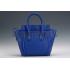 Celine Luggage Micro Blue Silver Hardware 18926757