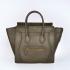 Celine  108908 Ladies Cow Leather Khaki Bag Replica