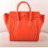 Celine  303 Handbag Cow Leather Orange