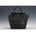 Celine Luggage Micro Black Silver Hardware 18926756