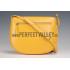 Celine Trotteur Bag Soft Leather Yellow 608236