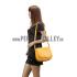 Celine Trotteur Bag Soft Leather Yellow 608236