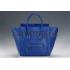 Replica Celine Mini Luggage Royal Blue Silver Hardware 18926737