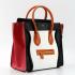 Celine  80017 2way Cow Leather Red Handbag