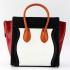 Celine  80017 2way Cow Leather Red Handbag