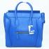 Celine  1008 Handbag Cow Leather Blue