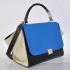 Celine  3342 Cow Leather Blue Bag