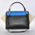 Celine  3342 Cow Leather Blue Bag