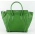 Celine  108908 2way Cow Leather Green Handbag Replica