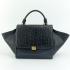 Replica Celine  64430 Ladies Crocodile Black