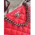 Chanel New Arrival Red Paris Dallas Leather Handbag