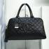 Chanel Cambon bags 25626 Black Lambskin HandBags Replica