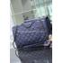 Chanel Handbag Blue Calfskin Le Boy