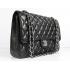 Chanel  Flap bags 01113 Black Lambskin Ladies Bags