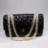 Chanel 2.55 Reissue Flap 1113 Black Enamel Ladies Bags