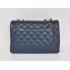 Chanel  Flap bags 28600 Blue Lambskin Medium Bags Replica