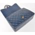 Chanel  Flap bags 28600 Blue Lambskin Medium Bags Replica