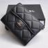 Chanel Wallet 31505 Black Small Ladies Wallet