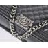 Cheap Chanel Boy Chanel bags 67087 Black Medium Ladies Handbags Replica