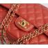 Chanel  Flap bags 1113 Red Cow Leather Ladies Handbags