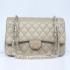 Chanel  Flap bags 01113 Grey Cow Leather Ladies Handbag Replica