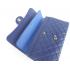 Replica Chanel  Flap bags 01113 Blue Medium Cross Body Bag