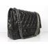 Chanel 2.55 Reissue Flap 35490 Black Crocodile Cross Body Bag