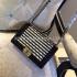 Chanel Stripe White Shoulder Bag Le Boy Lambskin