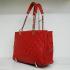 Chanel Shopping bags 35899 Red Lambskin Medium Bag