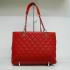 Chanel Shopping bags 35899 Red Lambskin Medium Bag