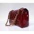 Cheap Quality Chanel  Flap bags 1113 Red Enamel Ladies Handbag