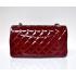 Cheap Quality Chanel  Flap bags 1113 Red Enamel Ladies Handbag