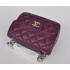 Chanel  Flap bags 1115 Purple Small Cross Body Bag Replica