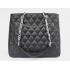 Cheap Chanel Shopping bags 35626 Black Lambskin Ladies Bag