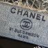 Quality Chanel Folding Linen Grey Purse Wallet Canvas