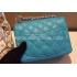 Chanel  Flap Snakeskin Handbag Mini Green