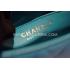 Chanel  Flap Snakeskin Handbag Mini Green