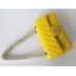 Chanel  Flap bags 01112 Yellow Cross Body Bag Ladies Replica