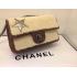 Chanel Lambskin Paris Dallas Shoulder Bag Small Yellow