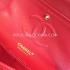 Chanel Handbag Leather  Red  Flap