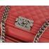 Chanel Boy Chanel bags 67086 Red Cross Body Bag Ladies